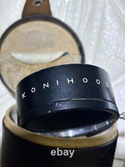 RARE? MINT with HOOD? Konica FS Film Camera Hexanon 52mm F/1.8 Lens From JAPAN