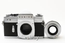 RARE? MINT with HOOD? Konica FS Film Camera Hexanon 52mm F/1.8 Lens From JAPAN