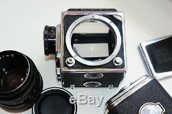 RARE SALUT-C USSR MEDIUM Format 6x6 HASSELBLAD COPY FILM camera withs Lens VEGA-12