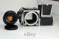 RARE SALUT-C USSR MEDIUM Format 6x6 HASSELBLAD COPY FILM camera withs Lens VEGA-12