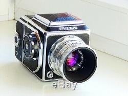 RARE SALUT USSR MEDIUM Format 6x6 HASSELBLAD COPY FILM camera withs Lens INDUSTAR