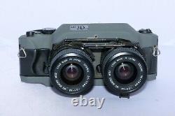 RBT Model X4 3D 35mm Stereo Film Camera with Twin 35-70mm zoom lenses