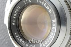 READN MINT Konica IIIA Rangefinder Film Camera Hexanon 48mm f2 Lens From JAPAN