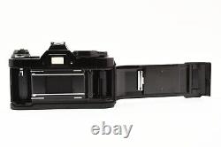 READ Exc+5 Canon AE-1 Program Black 35mm film Camera NEW FD 50mm F/1.8 JAPAN