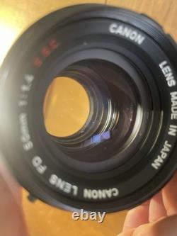 READ Exc+5 Canon EF Film Camera FD 50mm F/1.4 S. S. C Standard Lens From JPN