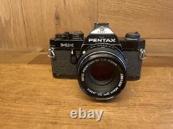 READ Exc+5 Pentax MX Black Film Camera SMC M 50mm F/2 Standard Lens From JPN