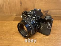 READ Exc+5 Pentax MX Black Film Camera SMC M 50mm F/2 Standard Lens From JPN