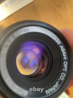 READ Exc+5 Pentax MX Black Film Camera SMC M 50mm F/2 Standard Lens From JPN