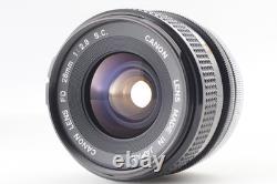 READ MINT Canon A-1 A1 SLR 35mm Film Camera NFD 28mm F2.8 Lens From JAPAN