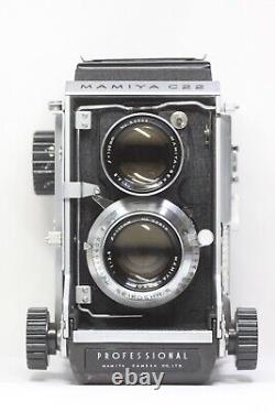 READ! Mamiya C22 Professional TLR Film Camera SEKOR 105mm F/3.5 TLR Lens