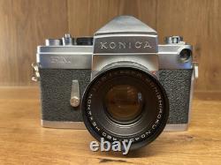 READ Near Mint Konica FM Film Camera Hexanon 52mm F/1.8 Lens From Japan