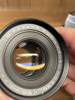 READ Near Mint Konica FM Film Camera Hexanon 52mm F/1.8 Lens From Japan