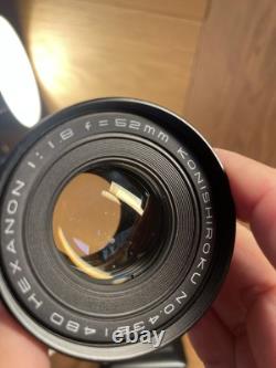 READ Near Mint Konica FM Film Camera Hexanon 52mm F/1.8 Lens From Japan