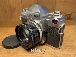 READ Near Mint Konica FM Film Camera Hexanon 52mm F/1.8 Standard Lens /Japan