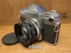 READ Near Mint Konica FM Film Camera Hexanon 52mm F/1.8 Standard Lens /Japan