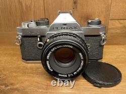 READ Near Mint Pentax MX Film Camera SMC M 50mm F/2 Standard Lens From Japan