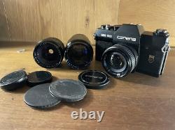 READ Opt Near Mint ++ Carena SRH 1001 Film Camera 28 55 135mm Lens Kit From JP