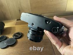 READ Opt Near Mint ++ Carena SRH 1001 Film Camera 28 55 135mm Lens Kit From JP