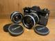 READ Rare Black Near Mint Canon FT QL Film Camera FL 50mm F/1.4 28mm F/3.5
