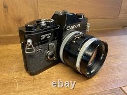 READ Rare Black Near Mint Canon FT QL Film Camera FL 50mm F/1.4 28mm F/3.5