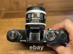 READ Rare Black Near Mint Canon FT QL Film Camera FL 50mm F/1.4 28mm F/3.5