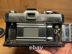 READ Rare Black Near Mint Canon FT QL Film Camera FL 50mm F/1.4 28mm F/3.5