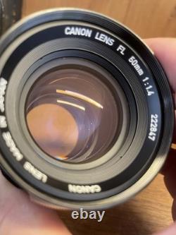 READ Rare Black in Box App Mint Canon FT QL Film Camera FL 50mm F/1.4 Lens