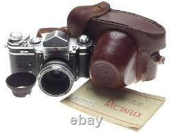 RECTAFLEX Liechtenstein SLR VERY RARE VERSION Makro kilar 12.8/4cm lens cased