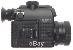 ROLLEIFLEX SL 2000 F motor 35mm film camera kit 5 lenses complete manual caps