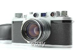 RareTop MINT Nicca Type-5 + NIKKOR 50mm 5cm f2 Lens Film Camera L39 From JAPAN