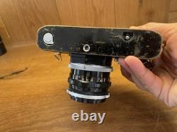 Rare Black Exc+5 Canon FT QL Film Camera FL 50mm F/1.8 Lens From Japan