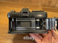 Rare Black Exc+5 Canon FT QL Film Camera FL 50mm F/1.8 Lens From Japan