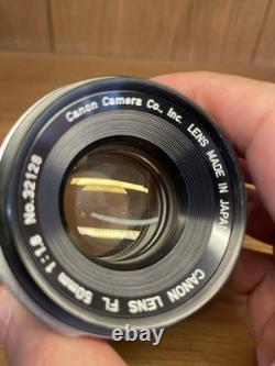Rare Black Exc+5 Canon FT QL Film Camera FL 50mm F/1.8 Lens From Japan