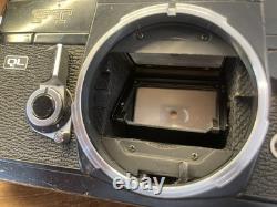 Rare Black Exc+5 Canon FT QL Film Camera FL 50mm F/1.8 Lens From Japan