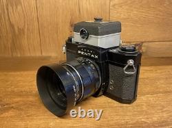 Rare Black & Meter Near Mint Pentax SL Film Camera SMC Takumar 55mm F/1.8