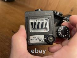 Rare Black & Meter Near Mint Pentax SL Film Camera SMC Takumar 55mm F/1.8