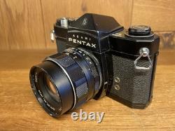 Rare Black & Meter Near Mint Pentax SL Film Camera SMC Takumar 55mm F/1.8