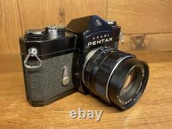 Rare Black & Meter Near Mint Pentax SL Film Camera SMC Takumar 55mm F/1.8