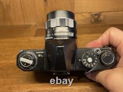Rare Black & Meter Near Mint Pentax SL Film Camera SMC Takumar 55mm F/1.8