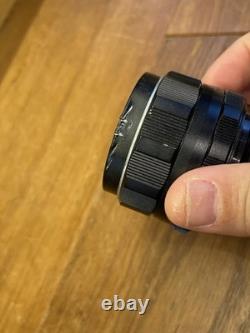 Rare Black & Meter Near Mint Pentax SL Film Camera SMC Takumar 55mm F/1.8