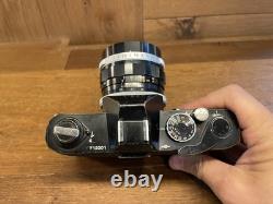 Rare Black Near Mint Canon FT QL Film Camera FL 50mm F/1.4 Lens From Japan