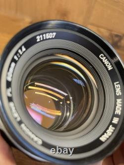 Rare Black Near Mint Canon FT QL Film Camera FL 50mm F/1.4 Lens From Japan