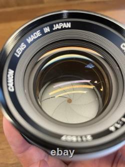 Rare Black Near Mint Canon FT QL Film Camera FL 50mm F/1.4 Lens From Japan