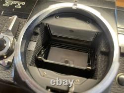 Rare Black Near Mint Canon FT QL Film Camera FL 50mm F/1.4 Lens From Japan