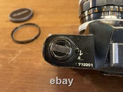 Rare Black Near Mint Canon FT QL Film Camera FL 50mm F/1.4 Lens From Japan