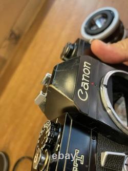 Rare Black Near Mint Canon FT QL Film Camera FL 50mm F/1.4 Lens From Japan