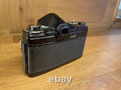 Rare Black Near Mint Konica FP Film Camera Hexanon 50mm F/2 Lens From Japan