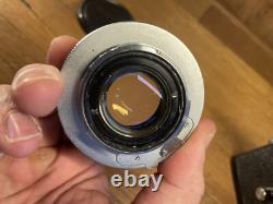 Rare Black Near Mint Konica FP Film Camera Hexanon 50mm F/2 Lens From Japan