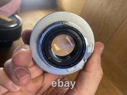 Rare Black Near Mint Konica FP Film Camera Hexanon 50mm F/2 Lens From Japan