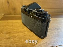 Rare Black Near Mint Konica FP Film Camera Hexanon 52mm F/1.8 Lens From JPN